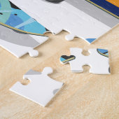 Skateboard Cartoon. Legpuzzel (Zijkant)