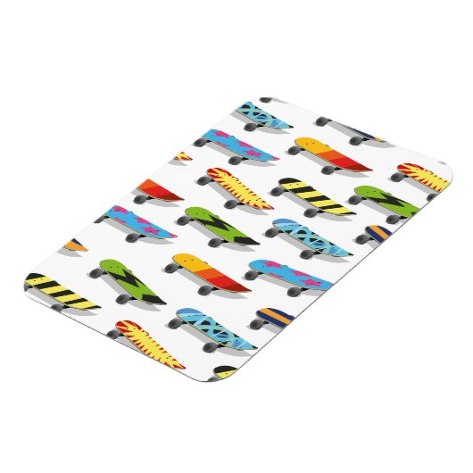 Skateboard Cartoon. Magneet (Linkerzijde)