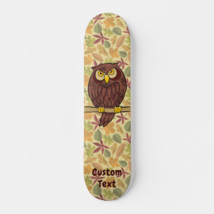 Skateboard Cartoon Owl Deck