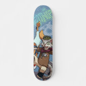Skateboard Cats Skater Catnip Graffiti Cartoon (Voorkant)