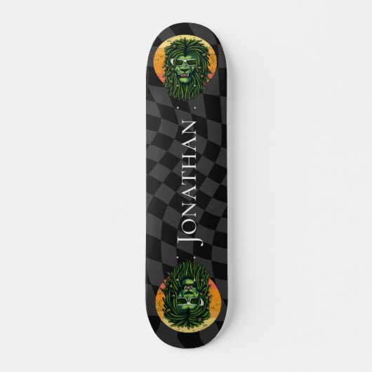 Skateboard Checkerboard Hippy Lion King (Voorkant)