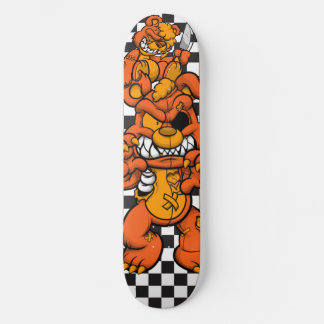 Skateboard Checkerboards Oranje Teddies