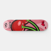 Skateboard "Cherry Ride" (Horizontaal)