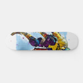 Skateboard Chico en patineta saltando (Horizontaal)
