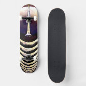 Skateboard Classic Car Chrome grille. (Voorkant)