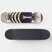 Skateboard Classic Car Chrome grille. (Horizontaal)