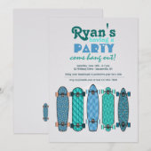 Skateboard Collectie Uitnodiging (Voorkant / Achterkant)