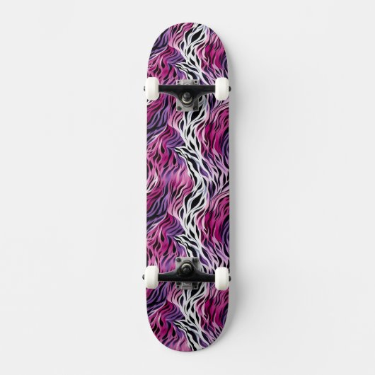 Skateboard-Colorful Waves Skateboard-deck Persoonlijk Skateboard (Voorkant)