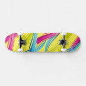 Skateboard-Colorful Waves Skateboard-deck Persoonlijk Skateboard (Horizontaal)