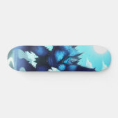 Skateboard Colosal monstruo azul del bosque (Horizontaal)