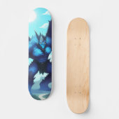 Skateboard Colosal monstruo azul del bosque (Voorkant)