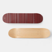 Skateboard Cranberry Red met lijnen HAMbWG (Horizontaal)