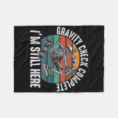 Skateboard Crash Accident Survivor Get Well Skateb Fleece Deken (Voorkant (Horizontaal))