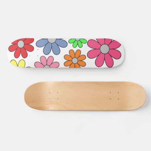 Skateboard - Crazy Daisies! (Horizontaal)