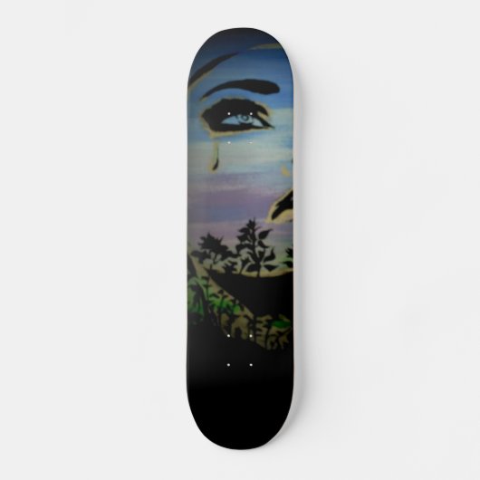 Skateboard "Crying Ghost" (Voorkant)