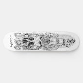 skateboard Custom Skeleton Nautical Pirate King (Horizontaal)