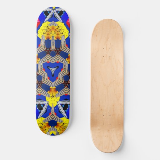 Skateboard DE CALEIDOSCOOP VAN HET LEVEN (Voorkant)