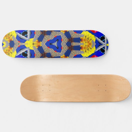 Skateboard DE CALEIDOSCOOP VAN HET LEVEN (Horizontaal)