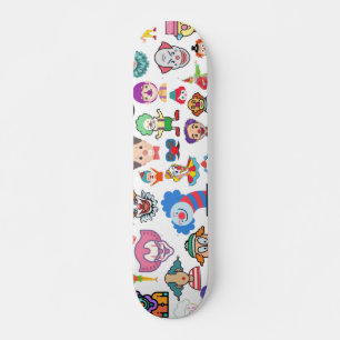 Skateboard Deced Clowncore Weirdcore