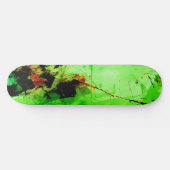 Skateboard Deck "Abstract groen" (Horizontaal)