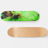 Skateboard Deck "Abstract groen" (Horizontaal)