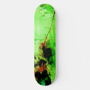 Skateboard Deck "Abstract groen"