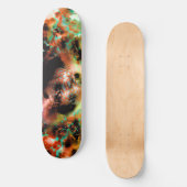Skateboard Deck: Abstract Sinaasappel" (Voorkant)