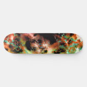 Skateboard Deck: Abstract Sinaasappel" (Horizontaal)