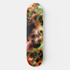 Skateboard Deck: Abstract Sinaasappel"