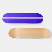 Skateboard Deck Blauw Violet w / Licht Violet Stri (Horizontaal)