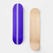 Skateboard Deck Blauw Violet w / Licht Violet Stri (Voorkant)