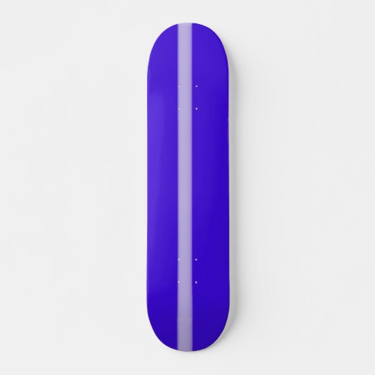 Skateboard Deck Blauw Violet w / Licht Violet Stri (Voorkant)