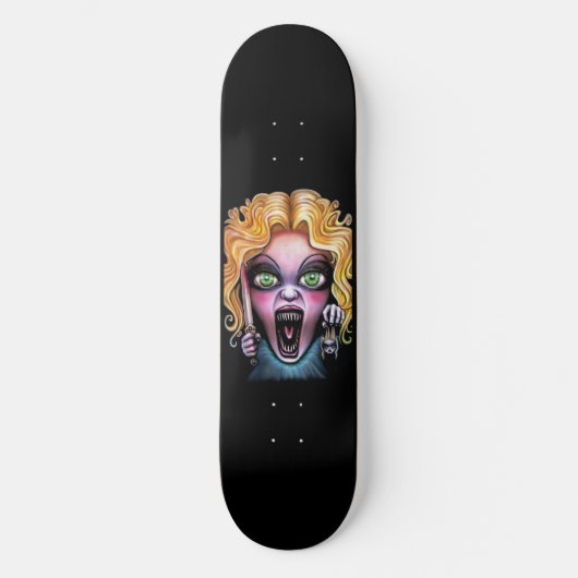 Skateboard Deck "Blondie Vampire" (Voorkant)