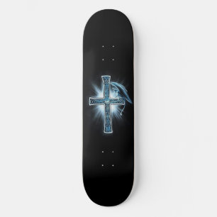 Skateboard Deck " Cross and Gargoyle "