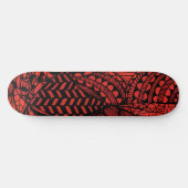 Skateboard Deck "Geometric Red" (Horizontaal)