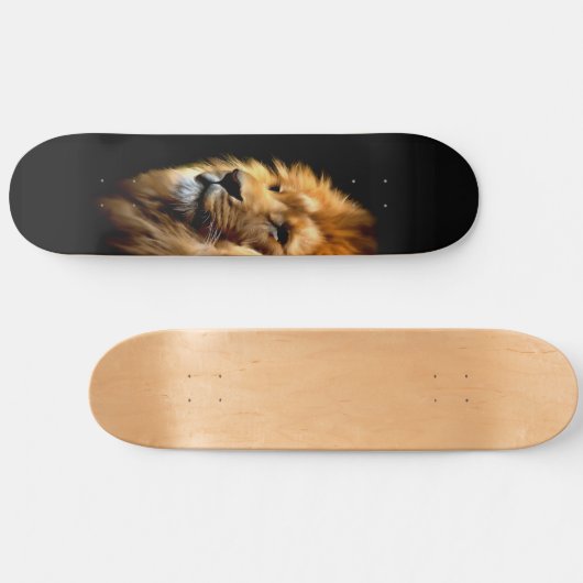 Skateboard Deck Golden Lion (Horizontaal)