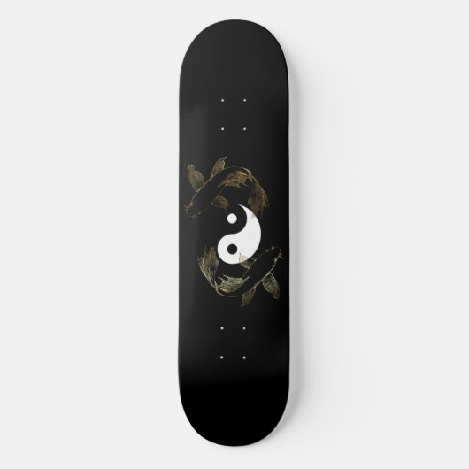 Skateboard Deck "Koi- Yin Yang" (Voorkant)
