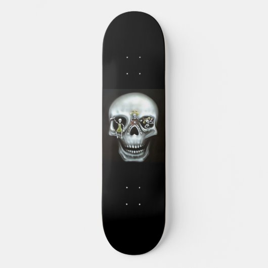 Skateboard Deck "Party Skull" (Voorkant)