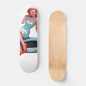 Skateboard Deck Pin-Up (Voorkant)
