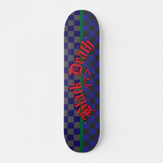 Skateboard Deck Type: 7 1/8" Taps toelopende (Voorkant)