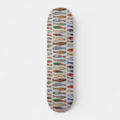 Skateboard-deck visPatroon Persoonlijk Skateboard (Voorkant)