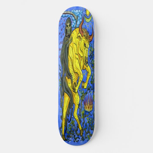 skateboard Devil en Gold Bull (Voorkant)
