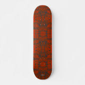 Skateboard Distress Red Design HAMbWG (Voorkant)