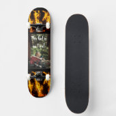 Skateboard - Dit meisje staat in brand! Skateboard (Voorkant)