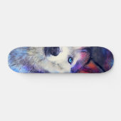 Skateboard dog husky #skateboard #dog (Horizontaal)