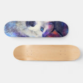 Skateboard dog husky #skateboard #dog (Horizontaal)