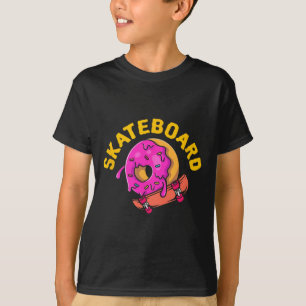 Skateboard Donut Skater Longboard Freestyle Halve T-shirt