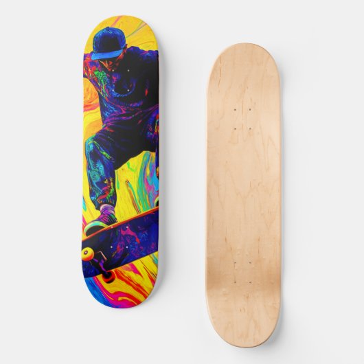 Skateboard door kleuren (Voorkant)