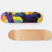 Skateboard door kleuren (Horizontaal)