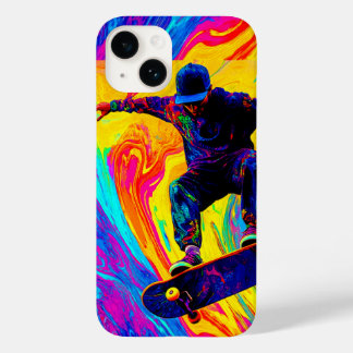Skateboard door kleuren Case-Mate iPhone 14 hoesje